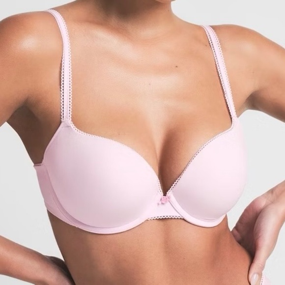 NWT- SKIMS PICOT PUSH-UP BRA- LIMITED EDITION COLOR - Picture 2 of 9